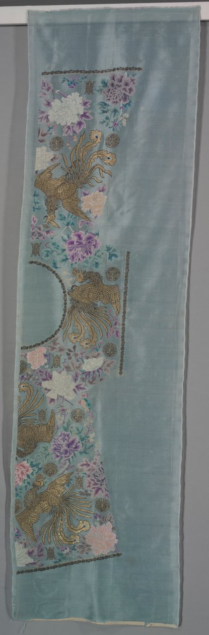 رداء غير مقطوع: الجبهة اليسرى المناسبة واللوحة الخلفية ، ج. 1890s. بواسطة غير معروف