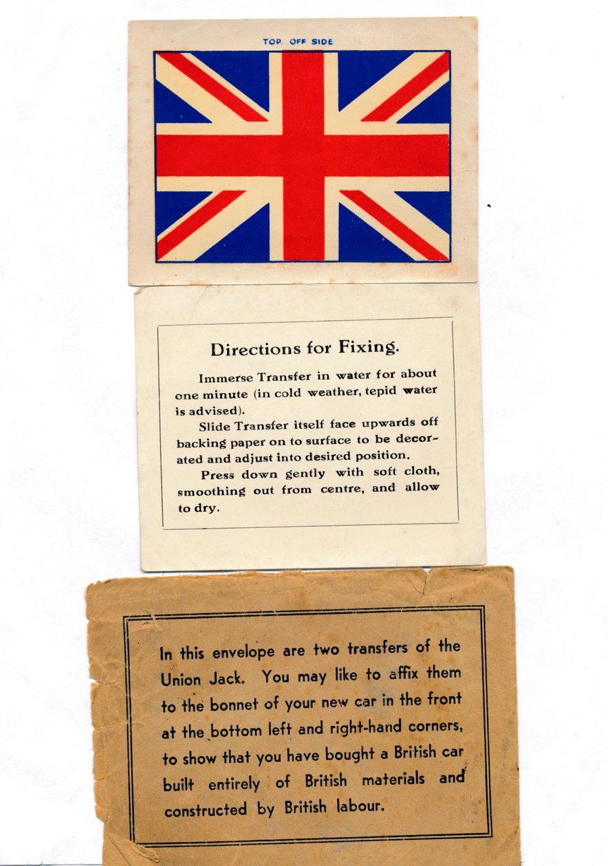 نقل سيارة Union Jack ، c1960s بواسطة غير معروف