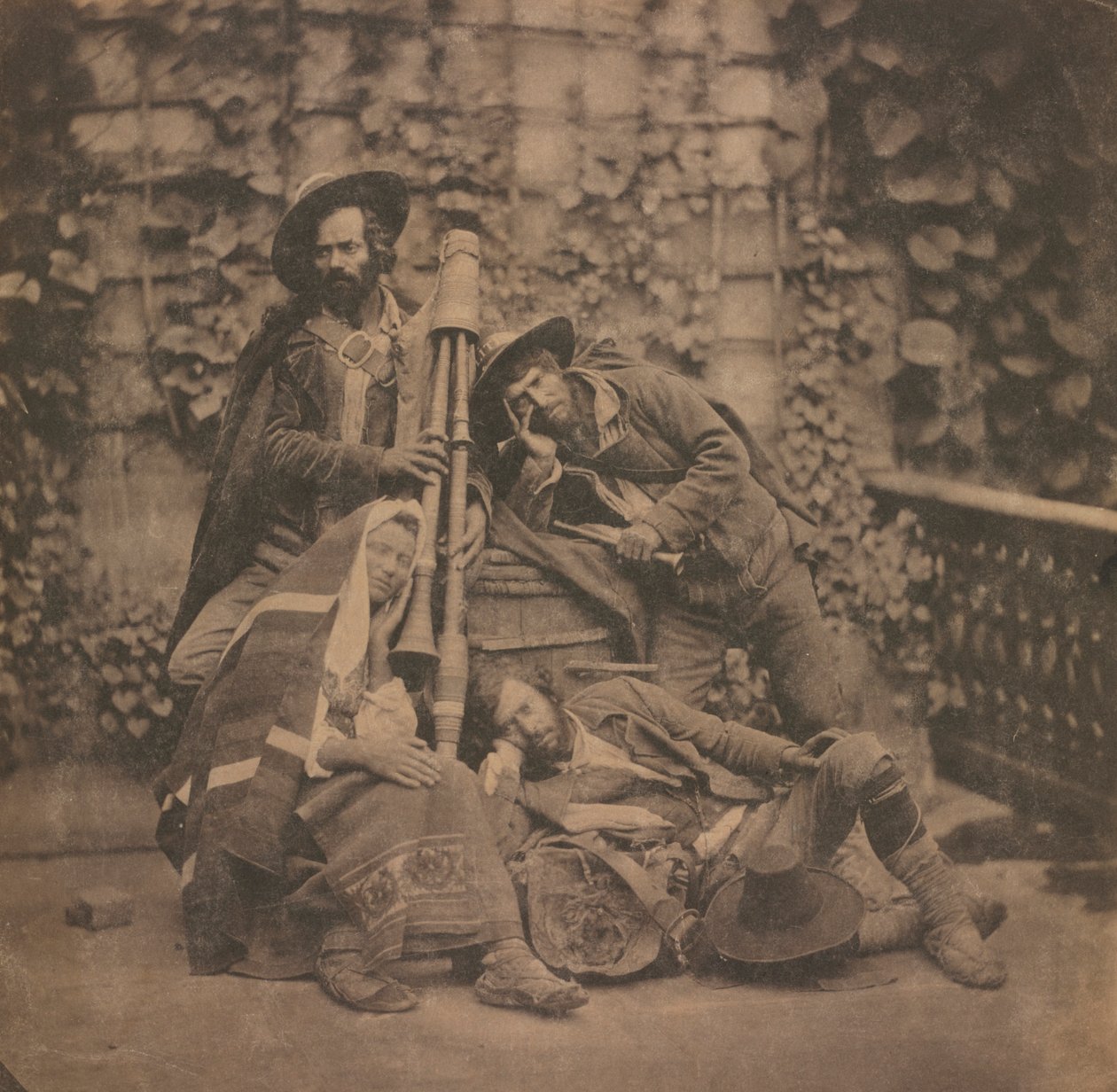 بدون عنوان Pifferari ، ج. 1851-1855. بواسطة غير معروف