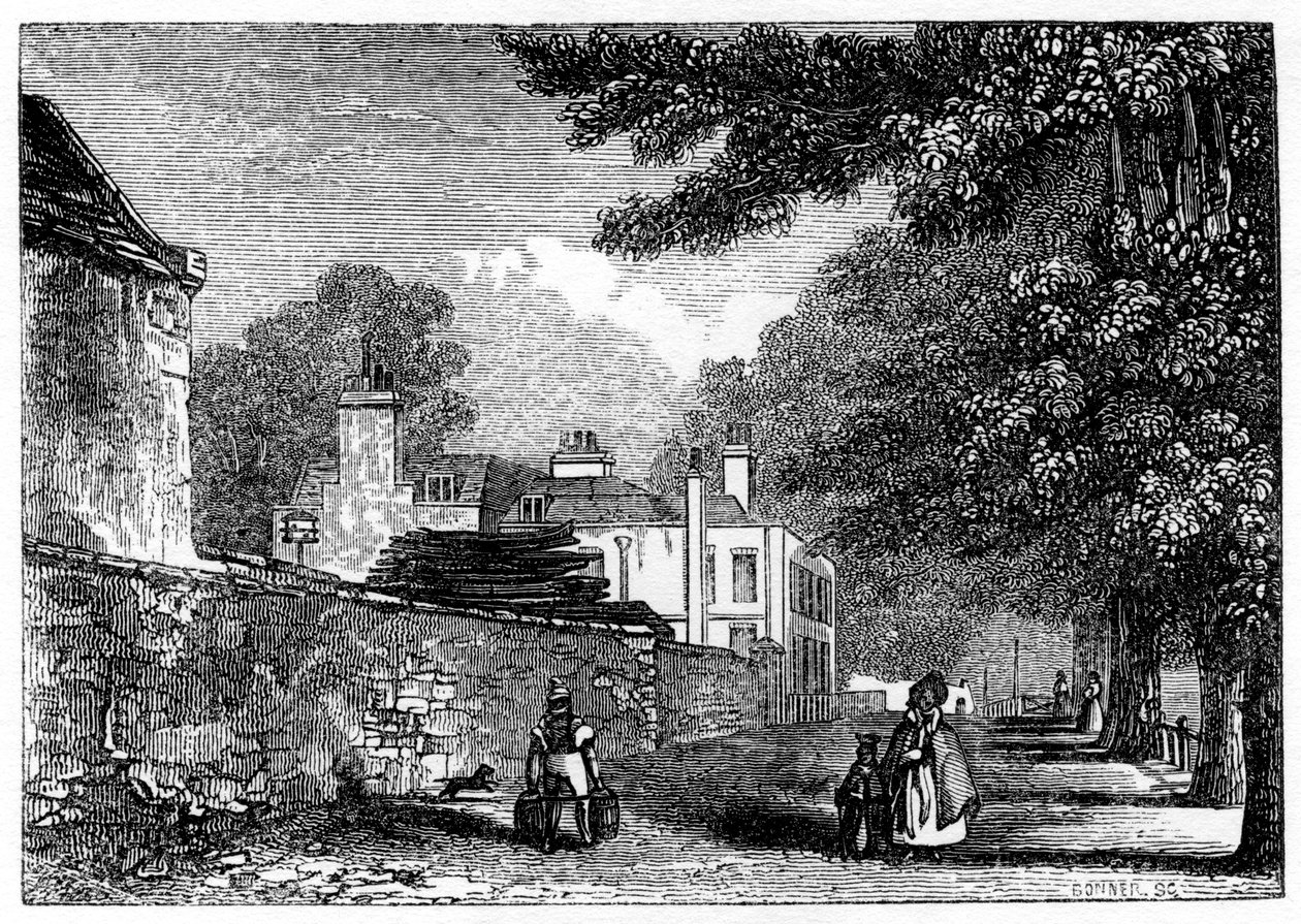 حانة القارورة العليا ، هامبستيد هيث ، إقامة جورج ستيفينز ، 1840 بواسطة غير معروف