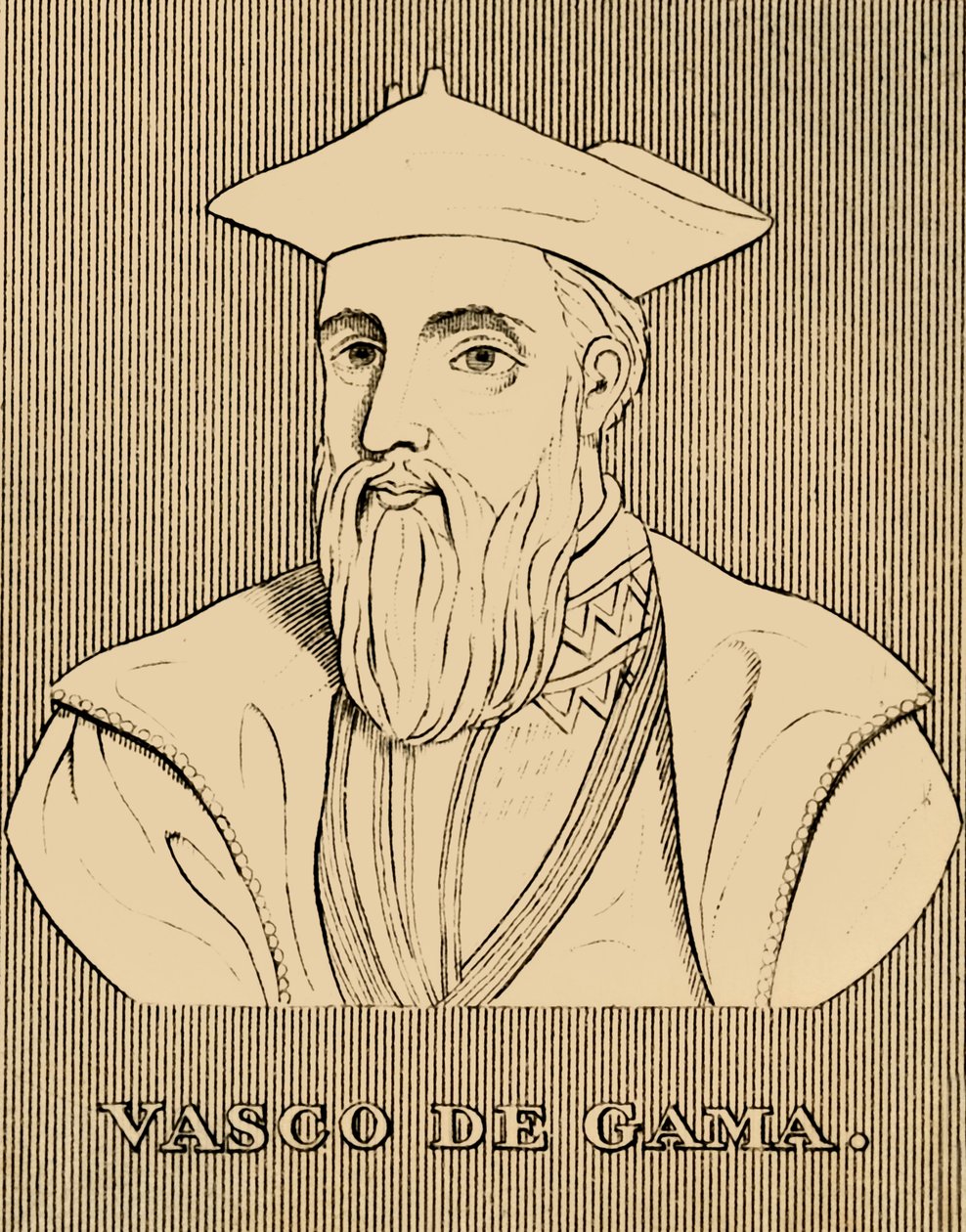 فاسكو دي جاما ، c1460s-1524 ، 1830. بواسطة غير معروف