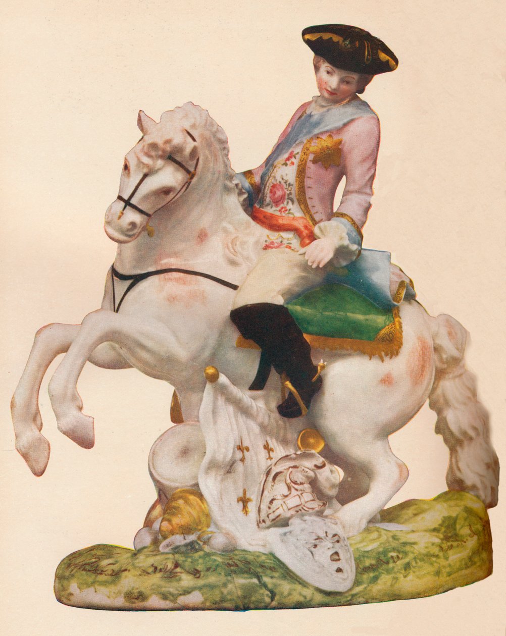 الرقم الخزفي فوكسهول ، ربما يمثل فرديناند ، دوق برونزويك ، c1755-60. بواسطة غير معروف