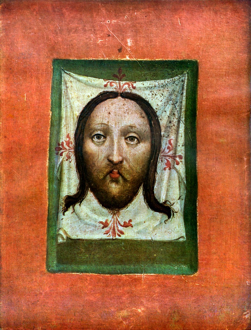 Vera Icon ، اللوحة الخلفية لمادونا فيينا ، c1470 1955 بواسطة غير معروف