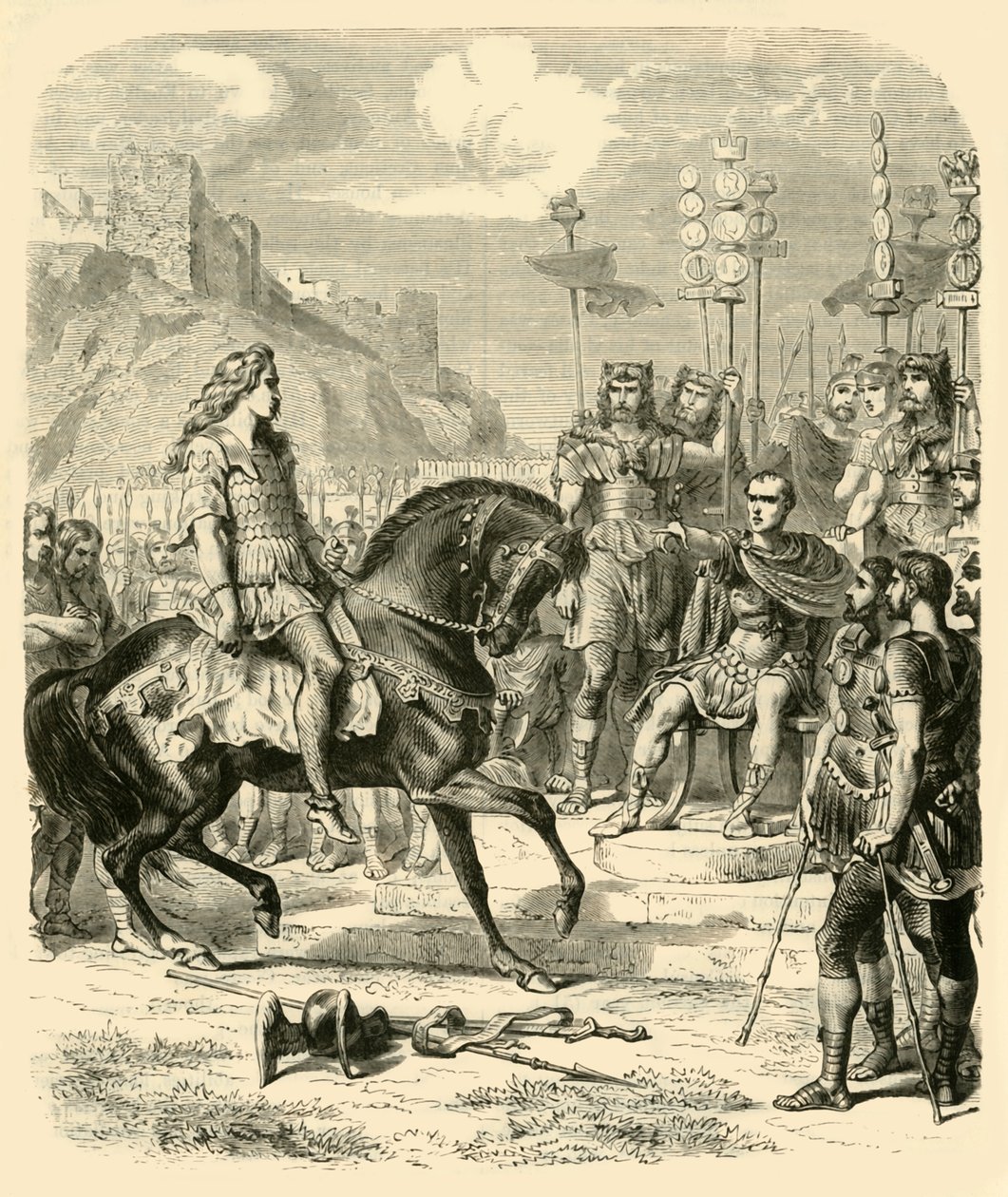 Vercingetorix قبل قيصر ، 1890. بواسطة غير معروف