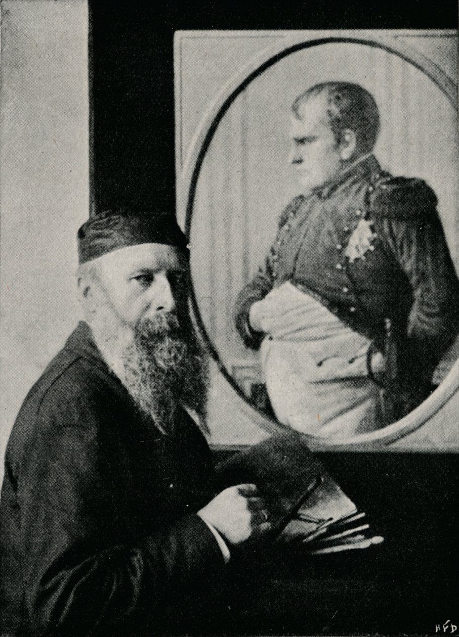 Verestchagin رسم صورة لنابليون ، c1890 ، 1910 بواسطة غير معروف