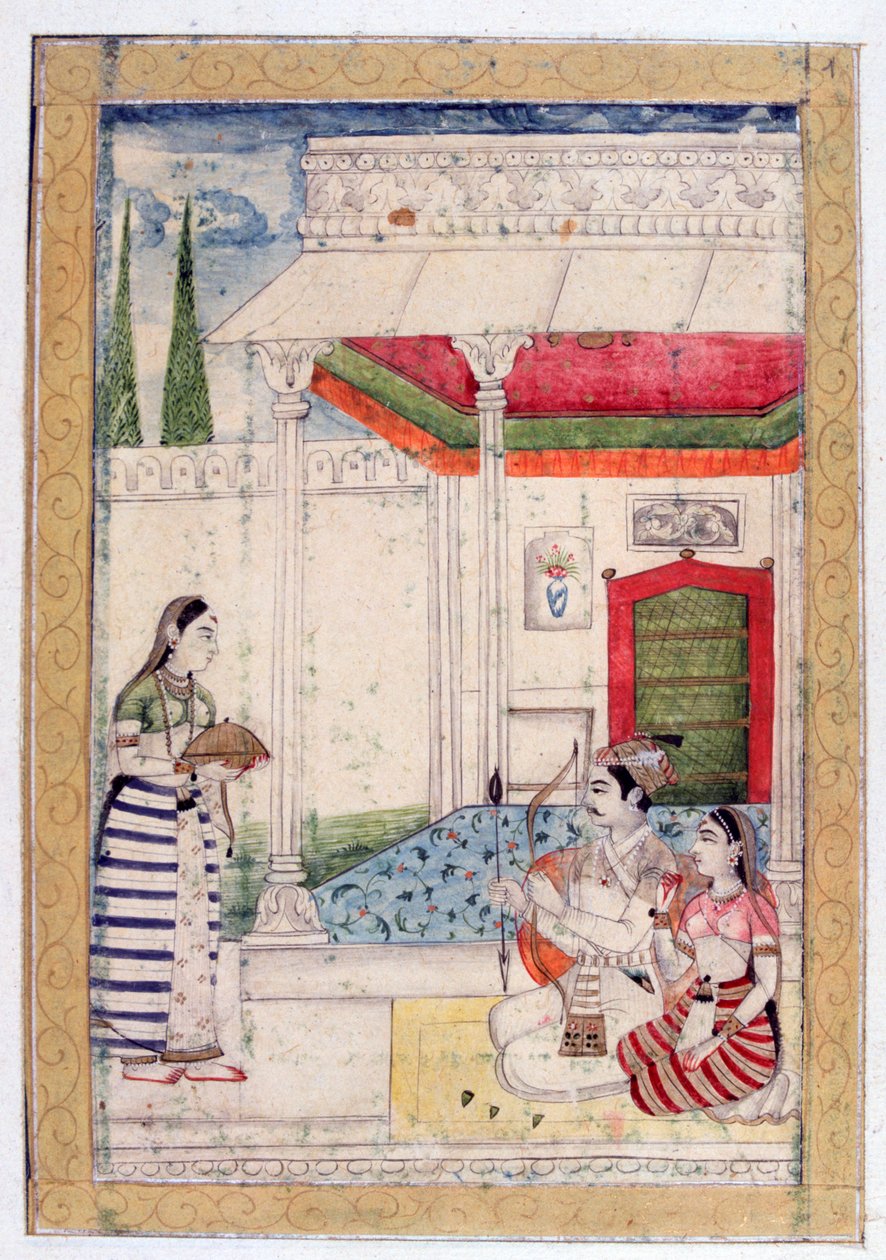 Vibhasa Ragini ، ألبوم Ragamala ، مدرسة راجستان ، القرن التاسع عشر بواسطة غير معروف