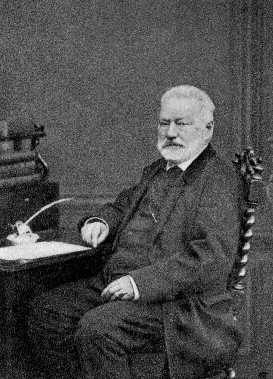 فيكتور هوغو ، كاتب فرنسي ، 1872 بواسطة غير معروف