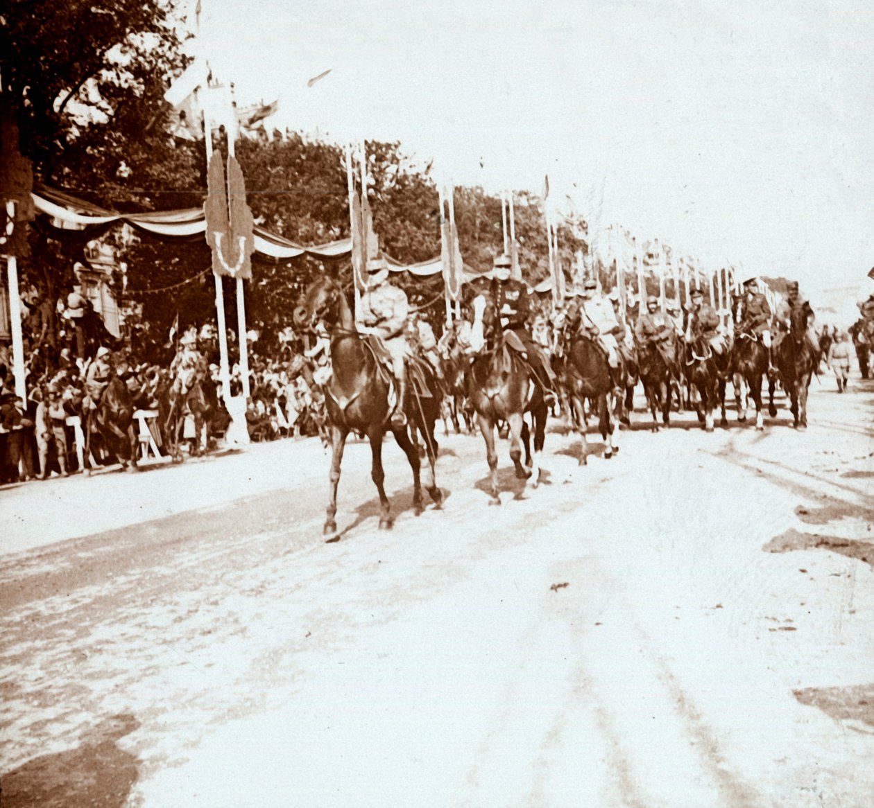 موكب النصر ، باريس ، فرنسا ، c1918-c1919 بواسطة غير معروف