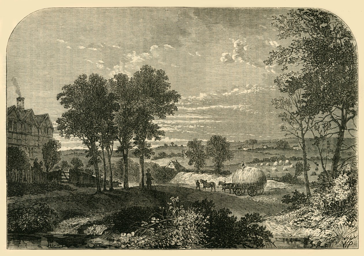 منظر من Moll Kings House ، هامبستيد ، في عام 1760 ، c1876. بواسطة غير معروف