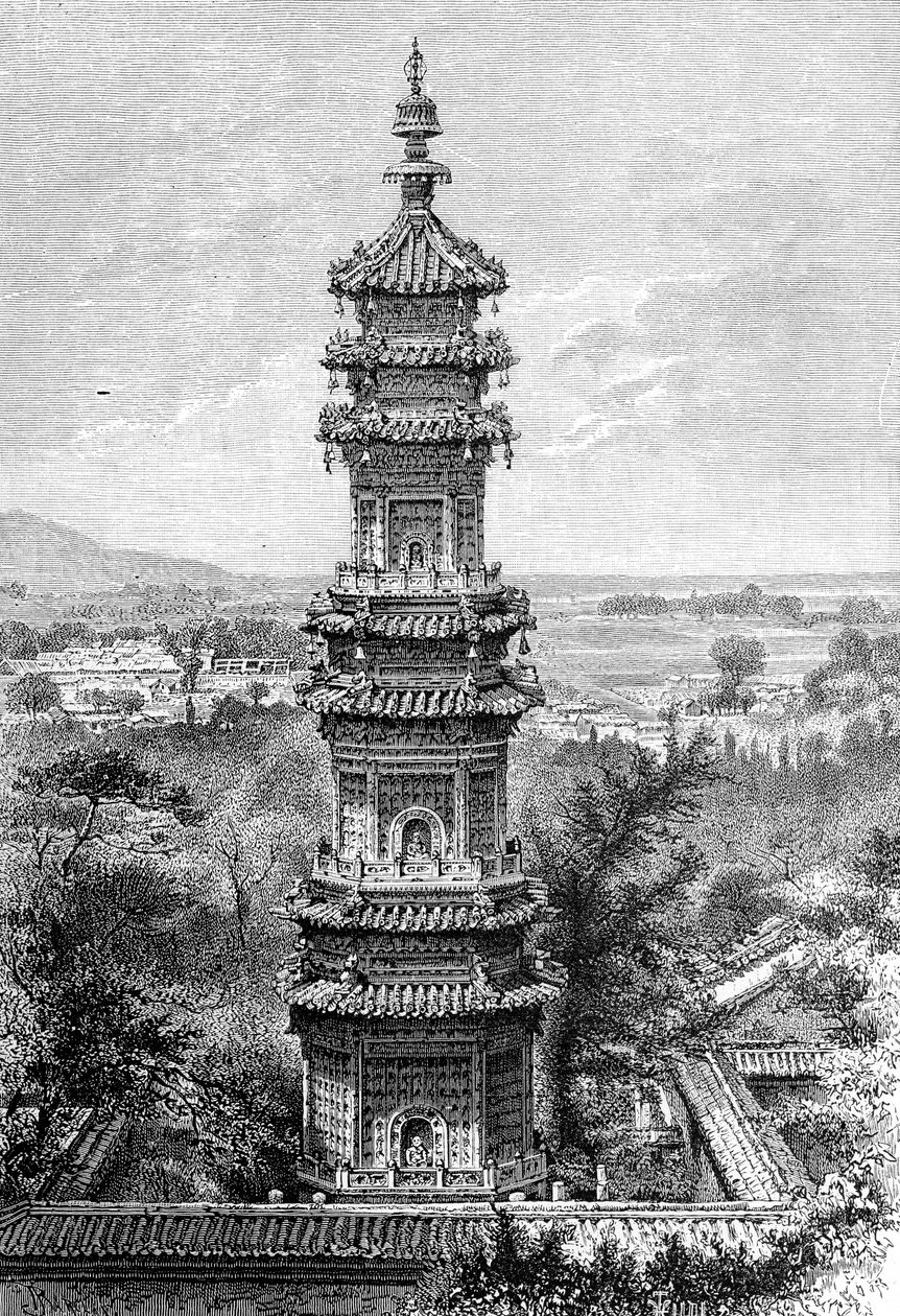 منظر من القصر الصيفي ، بكين ، c1890 بواسطة غير معروف