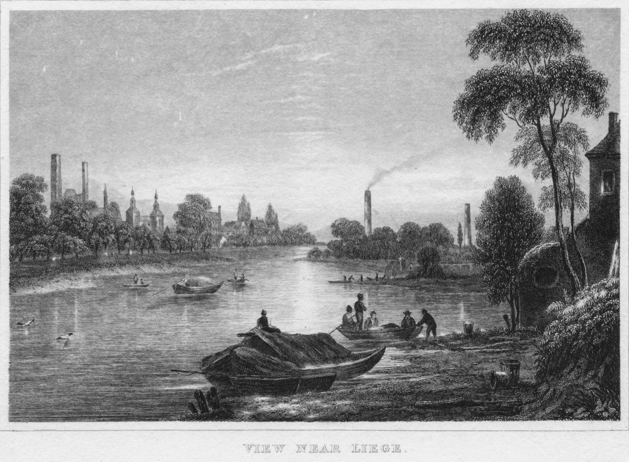عرض بالقرب من لييج ، 1850 بواسطة غير معروف
