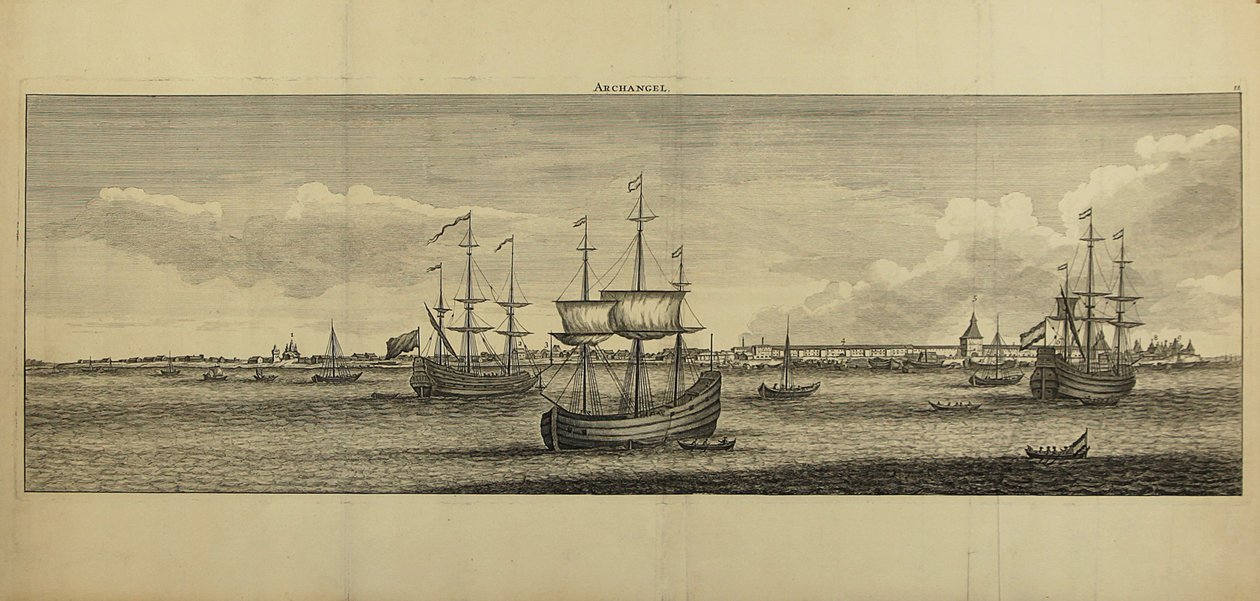 منظر أرخانجيلسك ، 1770 بواسطة غير معروف