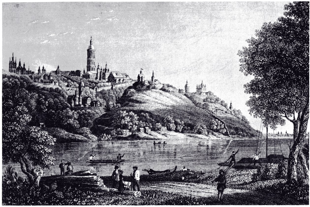 منظر لكييف ، 1835 بواسطة غير معروف