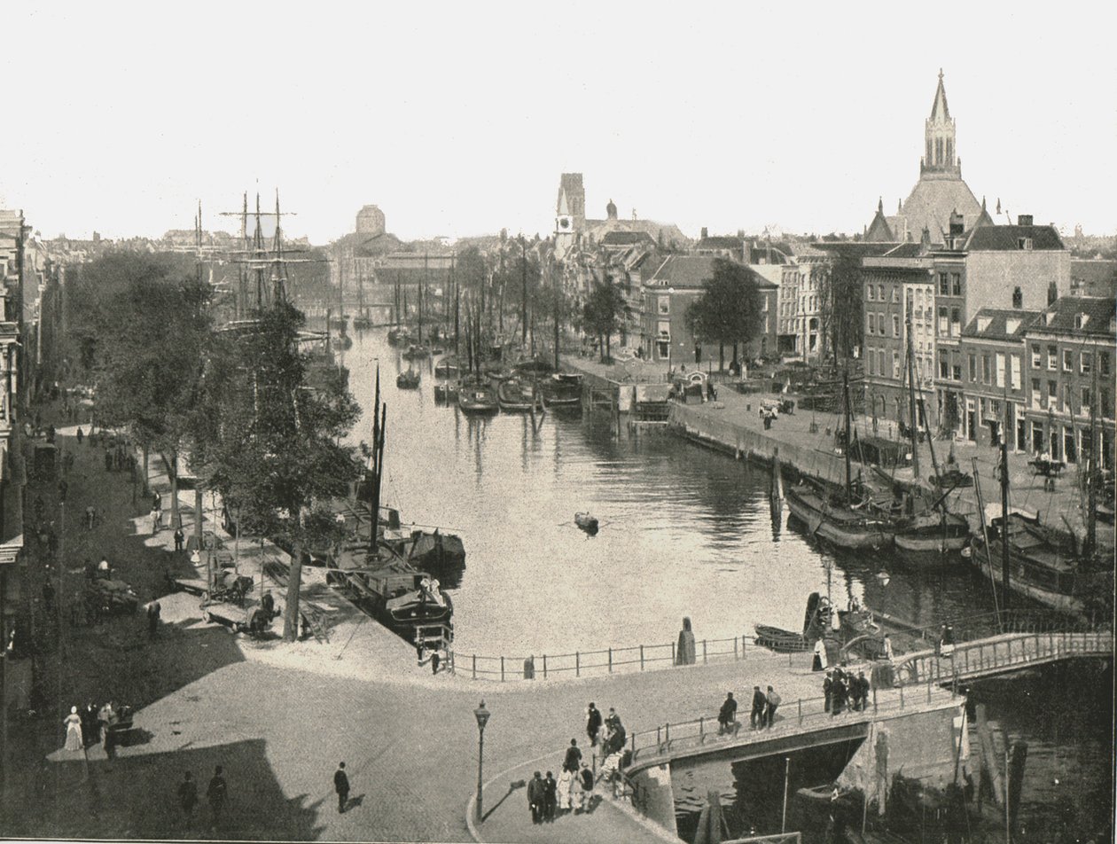 منظر لروتردام ، هولندا ، 1895. بواسطة غير معروف