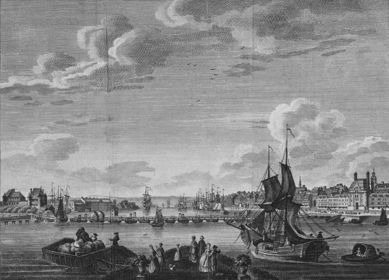 منظر لروان ، 1782 بواسطة غير معروف