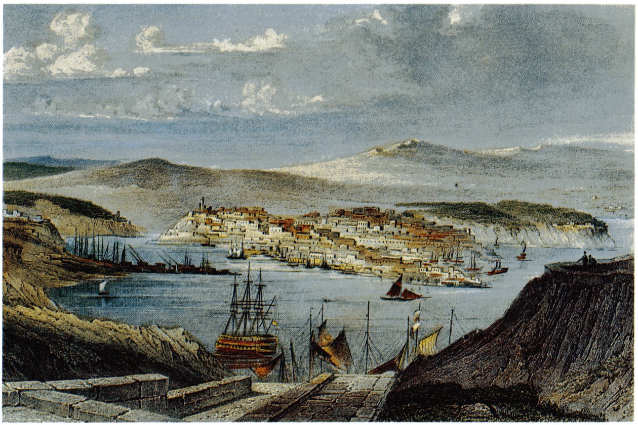 منظر سيفاستوبول ، ج. 1850 بواسطة غير معروف