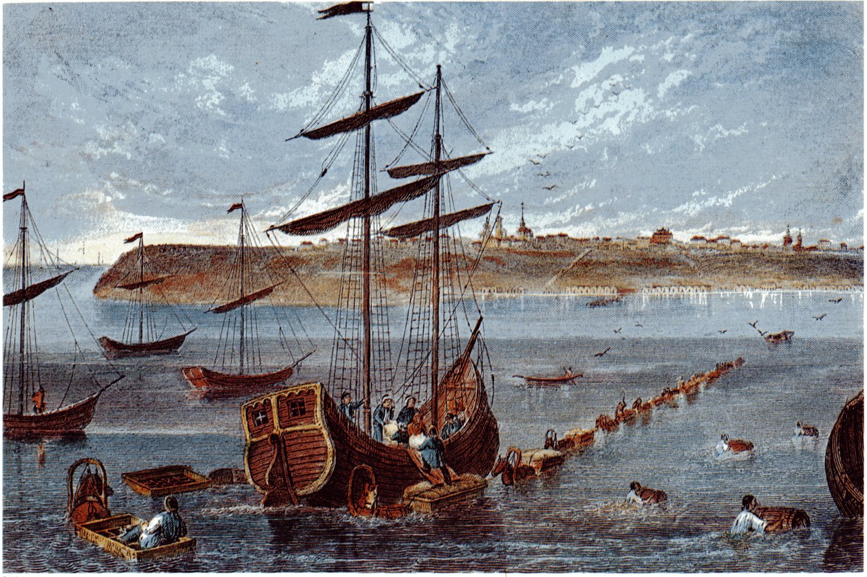 منظر تاغونروغ ، ج. 1840 بواسطة غير معروف
