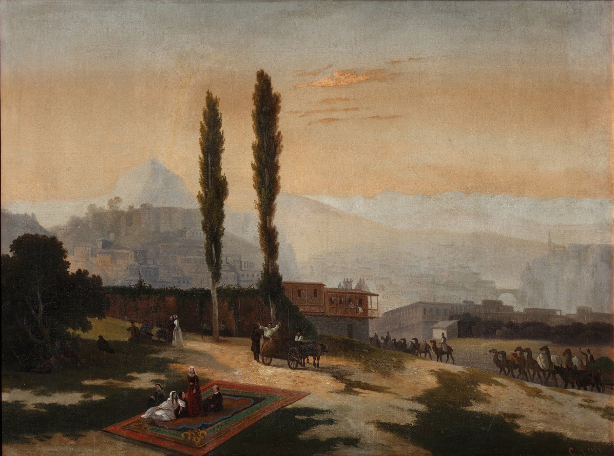 منظر تيفليس ، 1890 بواسطة غير معروف