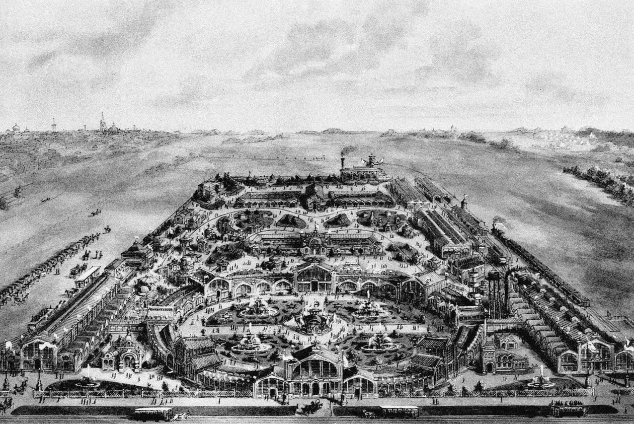 منظر لمعرض عموم روسيا لعام 1882 ، خودينكا ، موسكو ، 1882 بواسطة غير معروف