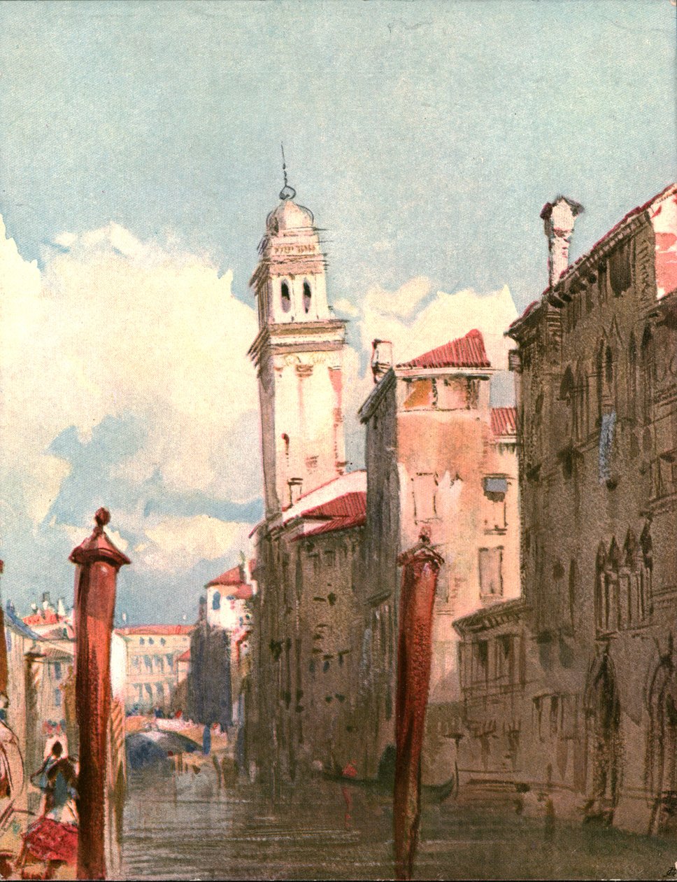 منظر على القناة ، c1826 ، c1900. بواسطة غير معروف