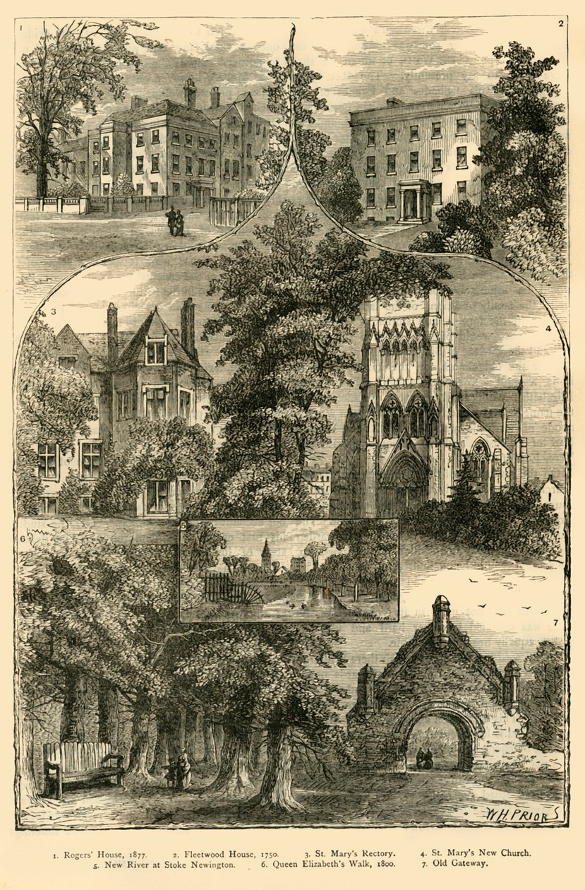 المشاهدات في ستوك نوينغاتون ، c1876. بواسطة غير معروف