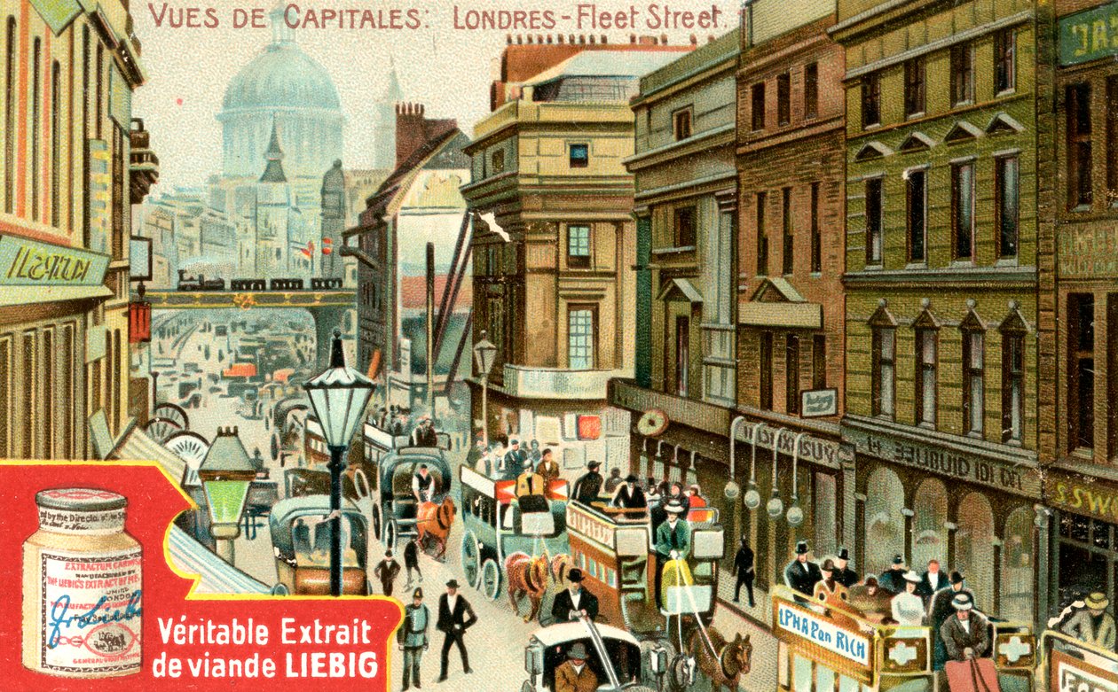 مناظر للعواصم: شارع فليت ، لندن ، c1900 بواسطة غير معروف