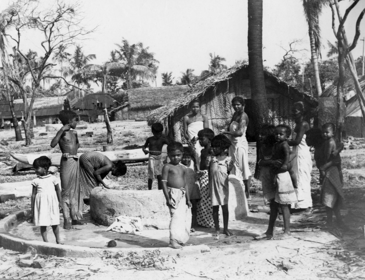 مشهد القرية ، ترينكومالي ، سيلان ، 1945 بواسطة غير معروف