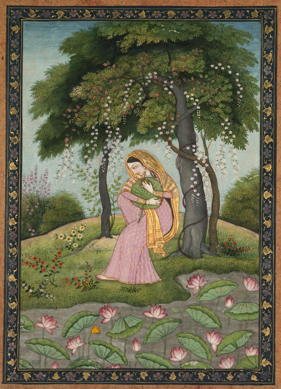 Virhini Nayika ، البطلة التي مزقتها الحب ، ج. 1800. بواسطة غير معروف