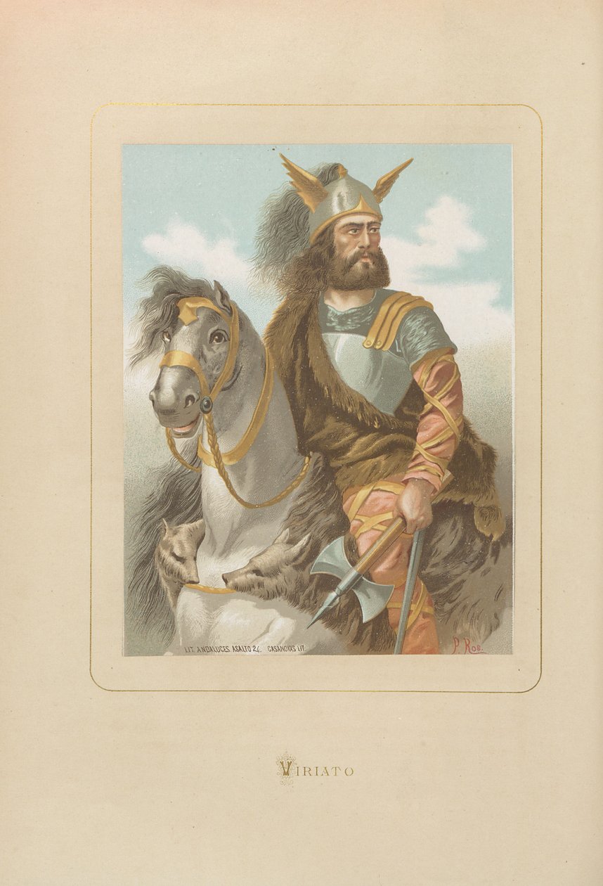 فيرياتوس. من: مشاهير الرجال والنساء في كل العصور بواسطة خوان لاندا ، 1875-1877. بواسطة غير معروف