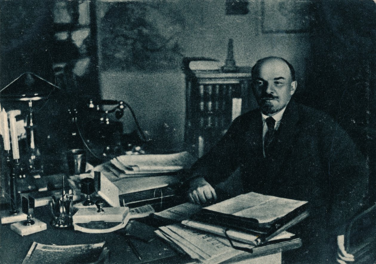 فلاديمير إيليش لينين ، الزعيم البلشفي الروسي ، موسكو ، روسيا ، 7 أكتوبر 1922 بواسطة غير معروف