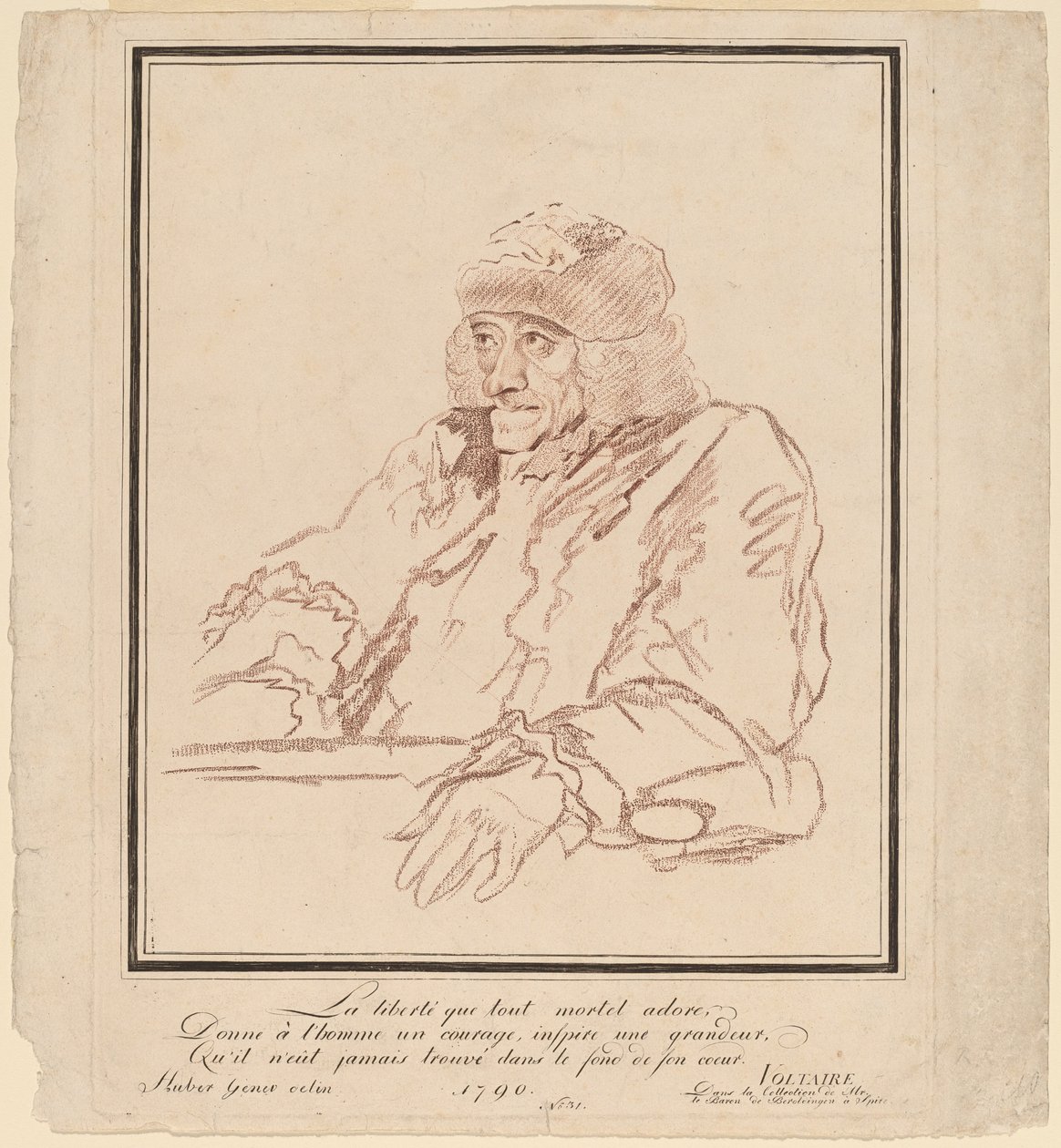 فولتير ، 1790. بواسطة غير معروف