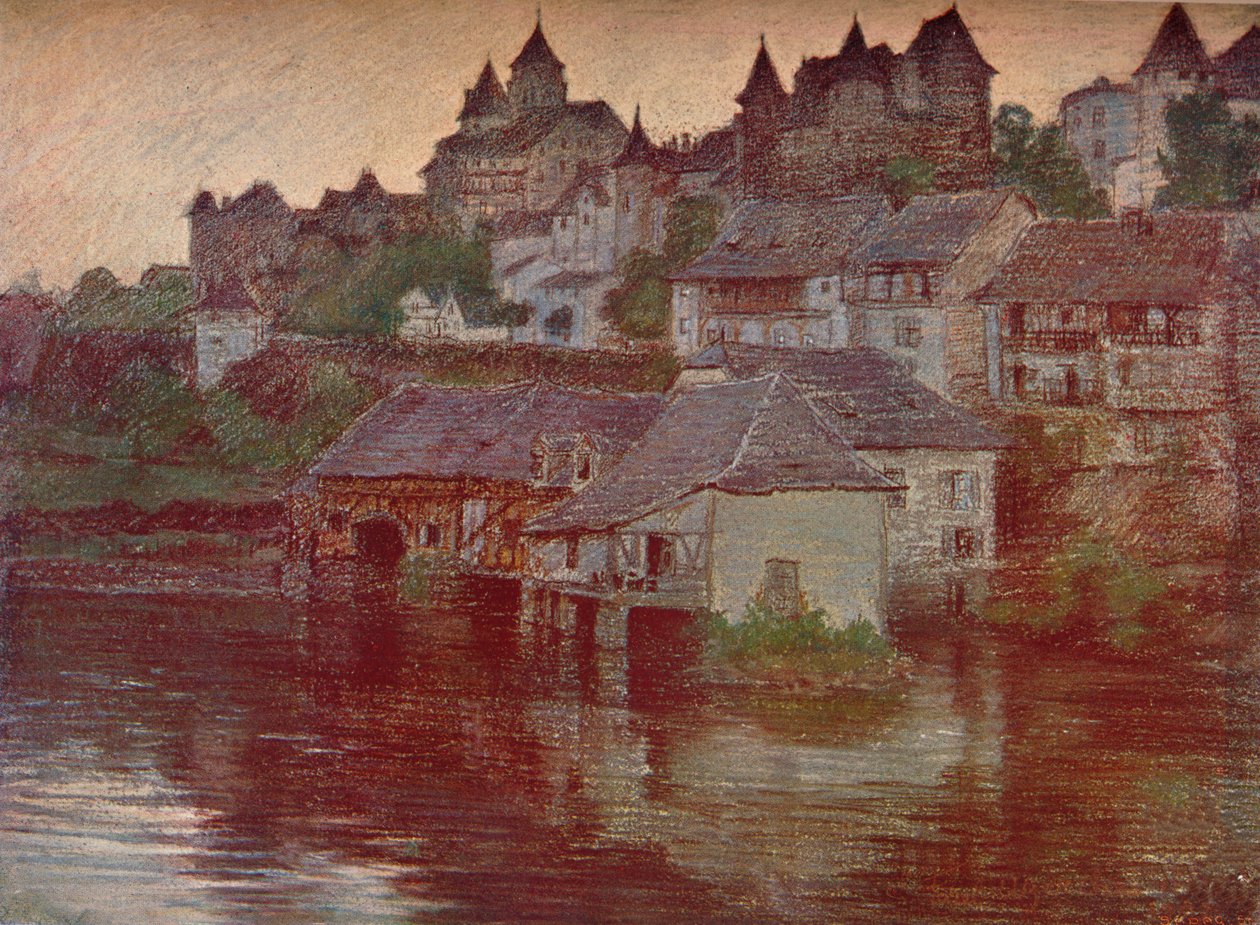 منظر عام DUzerche and De La Vezere Cote Sud، 1913.1914 بواسطة غير معروف