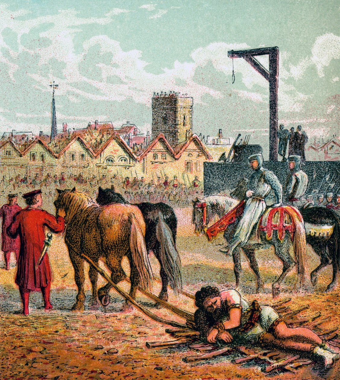تنفيذ والاس ، 1305 ، c1850 بواسطة غير معروف