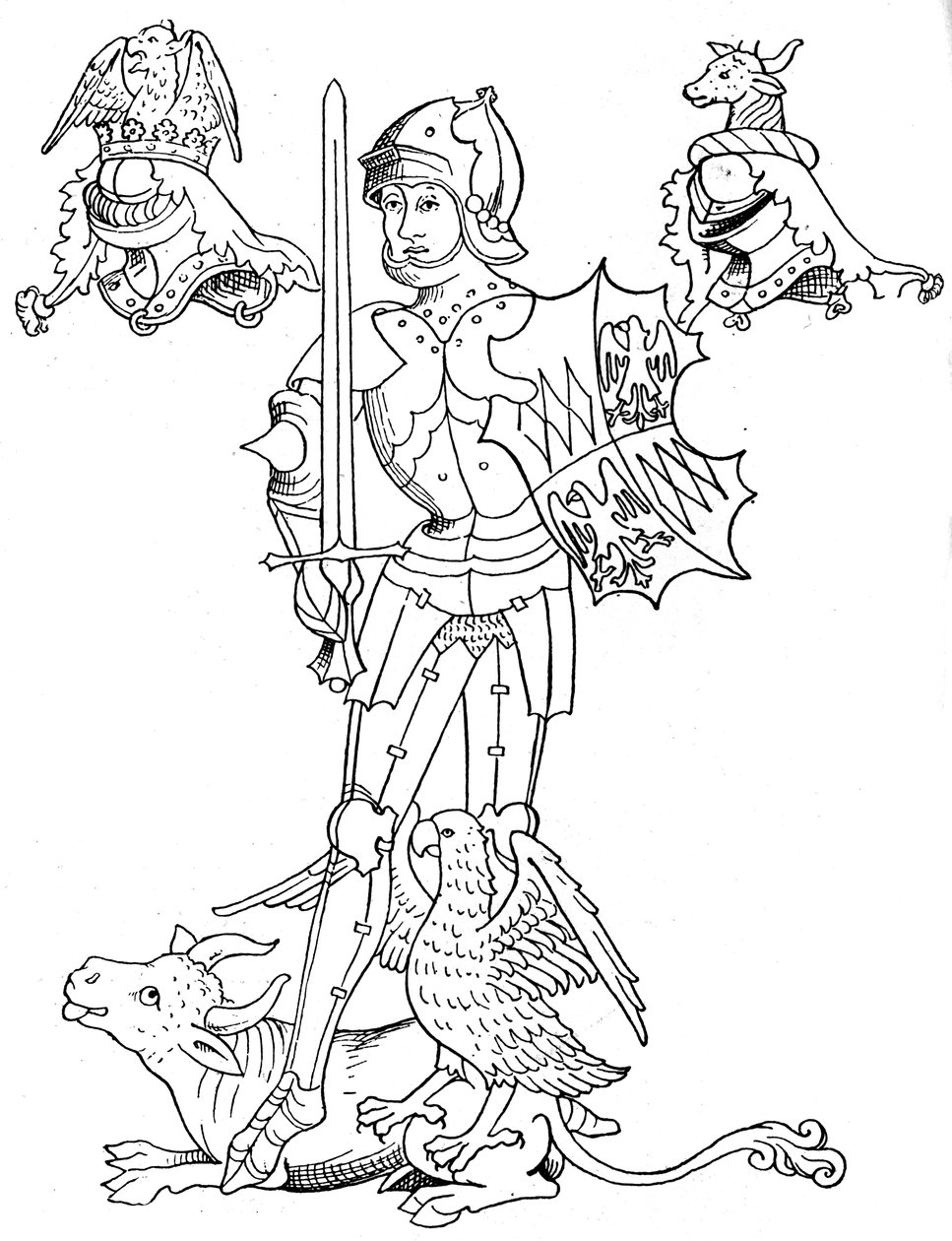 Warwick the Kingmaker ، النبيل والجندي الإنجليزي في القرن الخامس عشر ، 1893 بواسطة غير معروف
