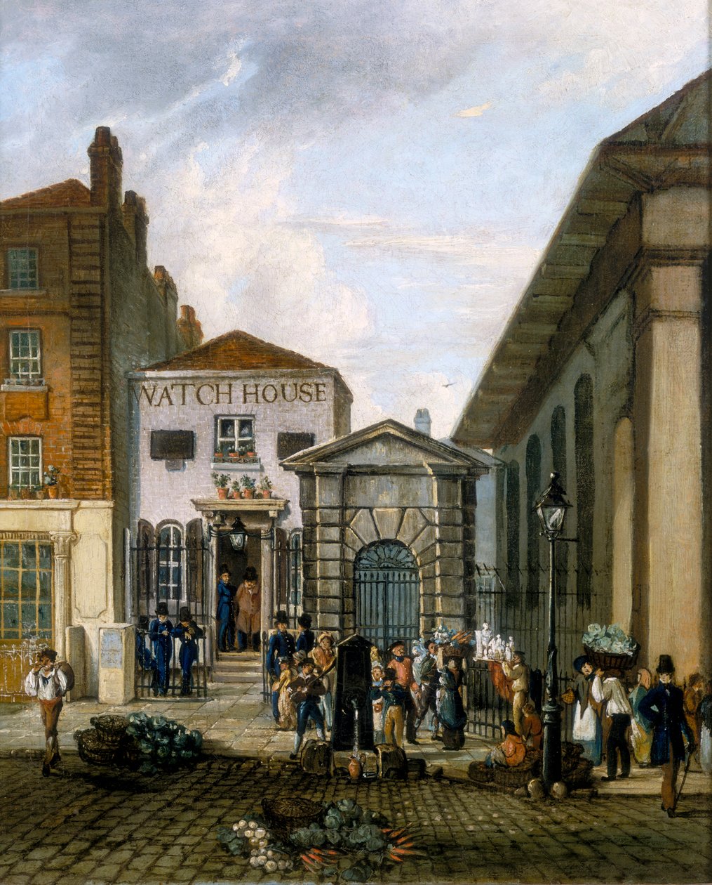 "Watch House، Covent Garden"، c1835 بواسطة غير معروف
