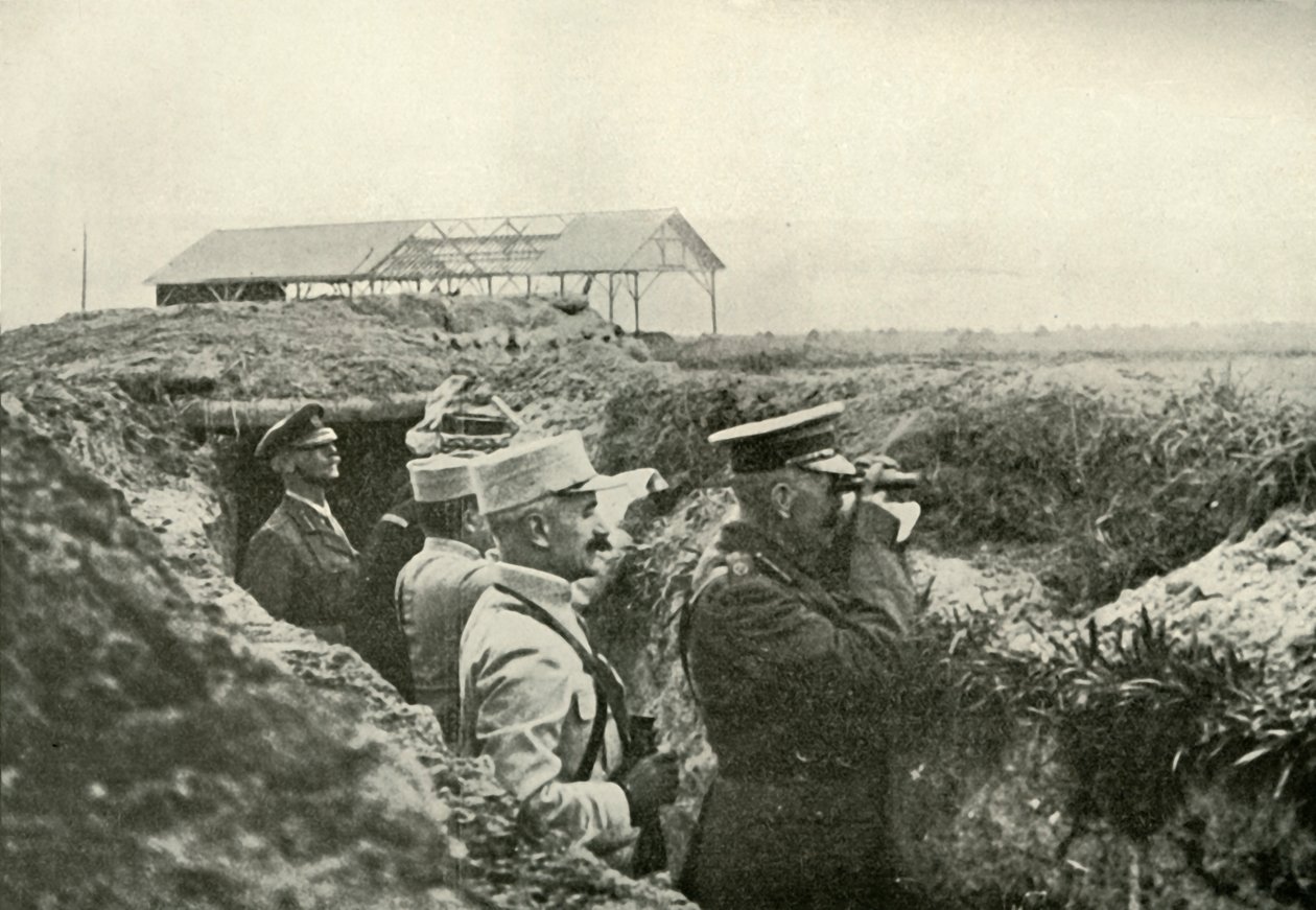مشاهدة المعركة في فرنسا ، c1915 ، 1919. بواسطة غير معروف