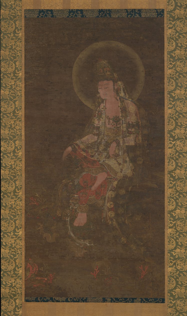 Water-Moon Avalokiteshvara ، القرن الرابع عشر. بواسطة غير معروف