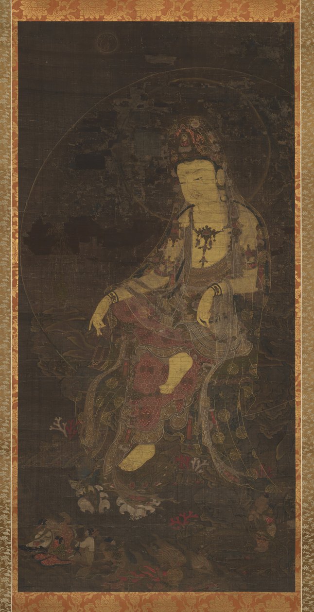 القمر المائي Avalokiteshvara ، النصف الأول من القرن الرابع عشر. بواسطة غير معروف