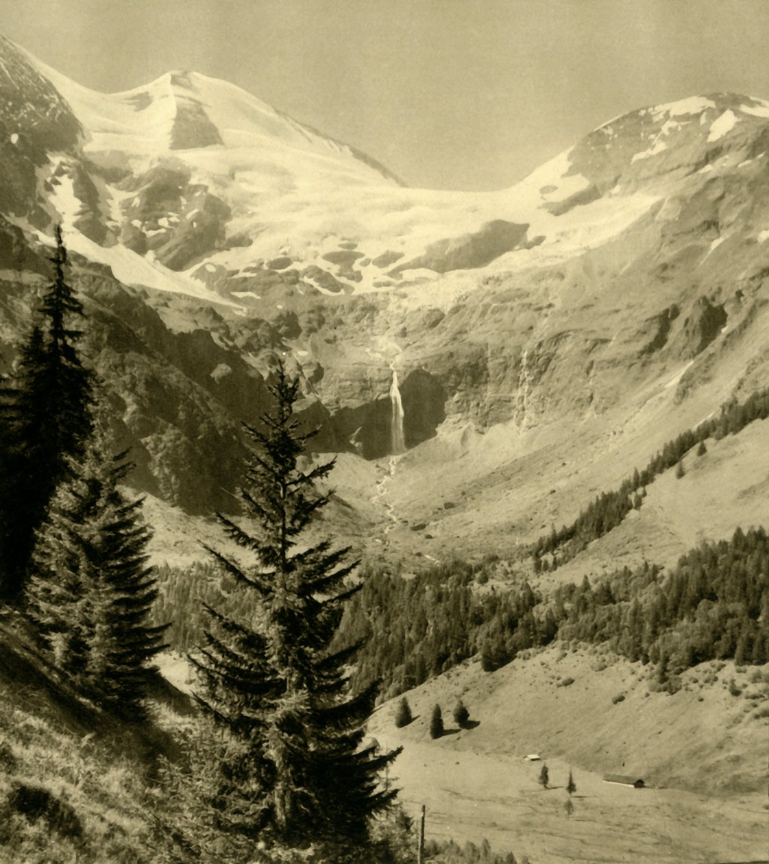 الشلال في Käfertal في Ferleiten ، النمسا ، c1935. بواسطة غير معروف