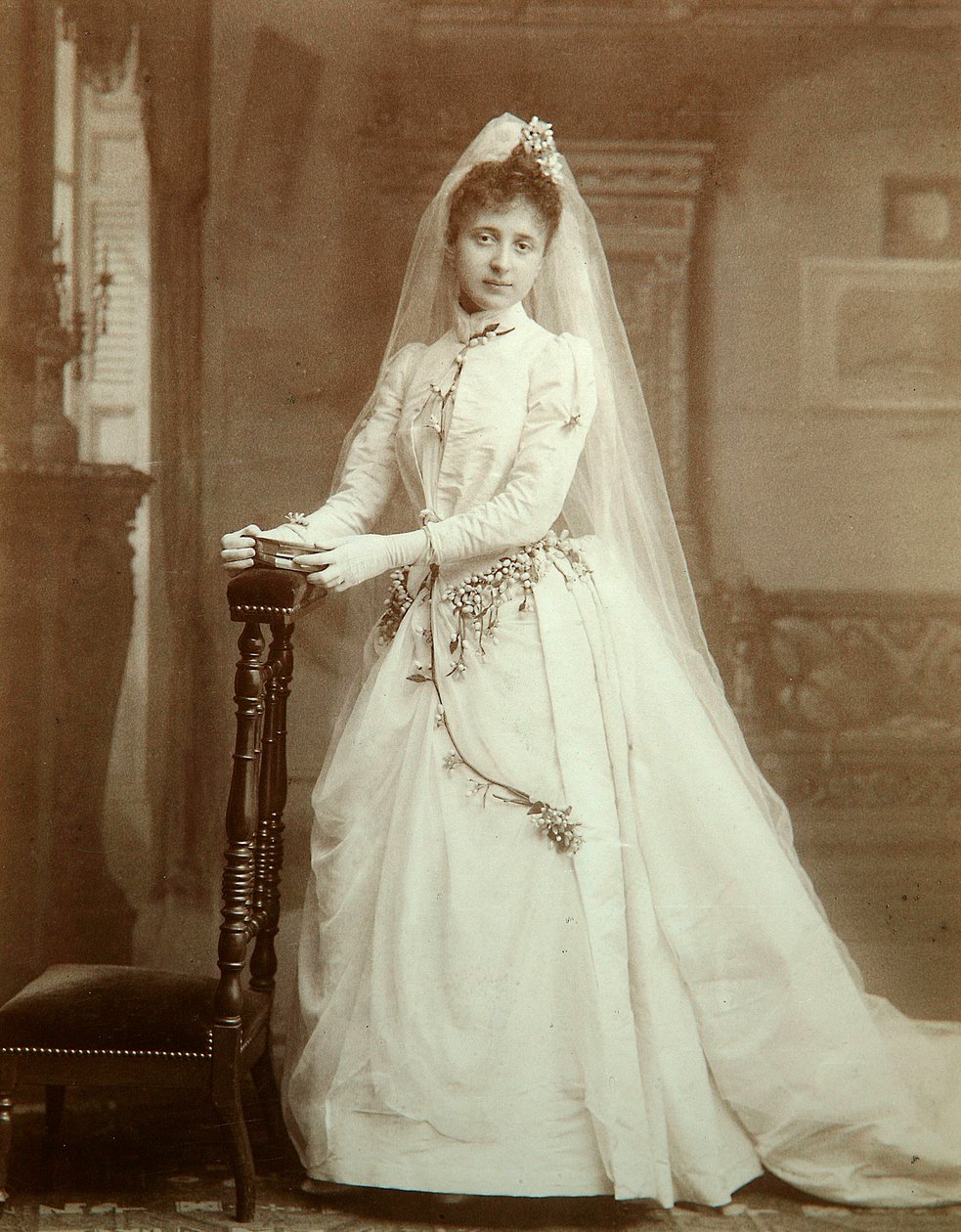 صورة زفاف ، 1880s بواسطة غير معروف