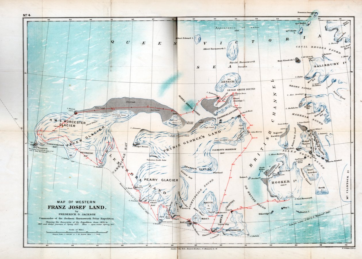 فرانز جوزيف لاند الغربي ، 1899 بواسطة غير معروف