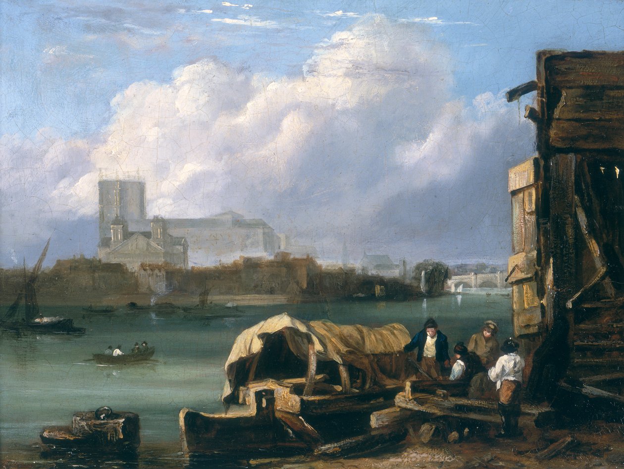 "وستمنستر من لامبيث" ، بعد عام 1827 بواسطة غير معروف