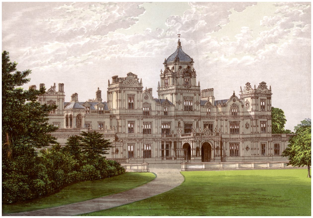بيت Westonbirt ، Gloucestershire ، موطن عائلة Holford ، c1880 بواسطة غير معروف