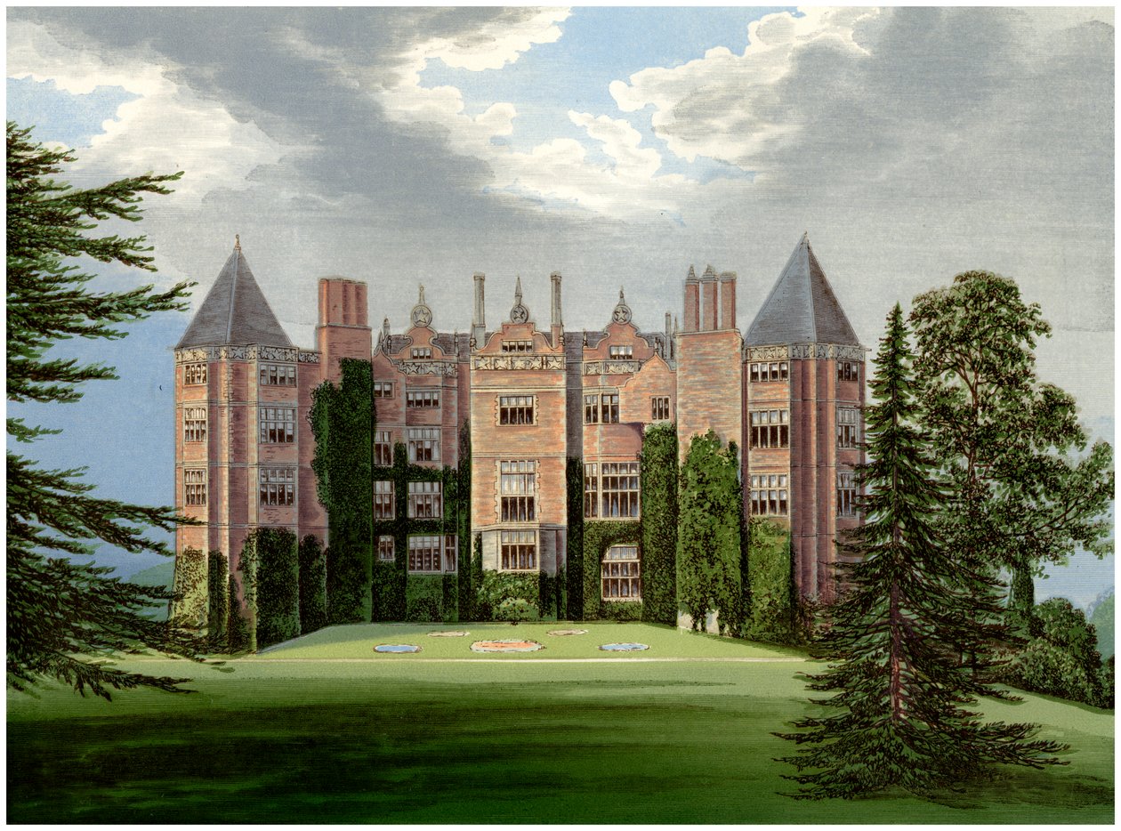 Westwood Park ، Worcestershire ، منزل اللورد هامبتون ، c1880 بواسطة غير معروف