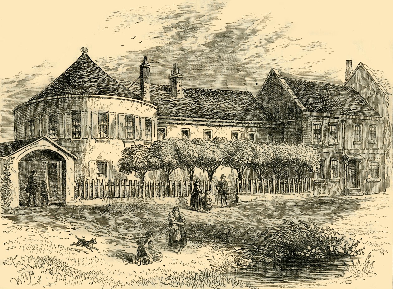 البيت الأبيض القناة حوالي عام 1820 ، c1872. بواسطة غير معروف