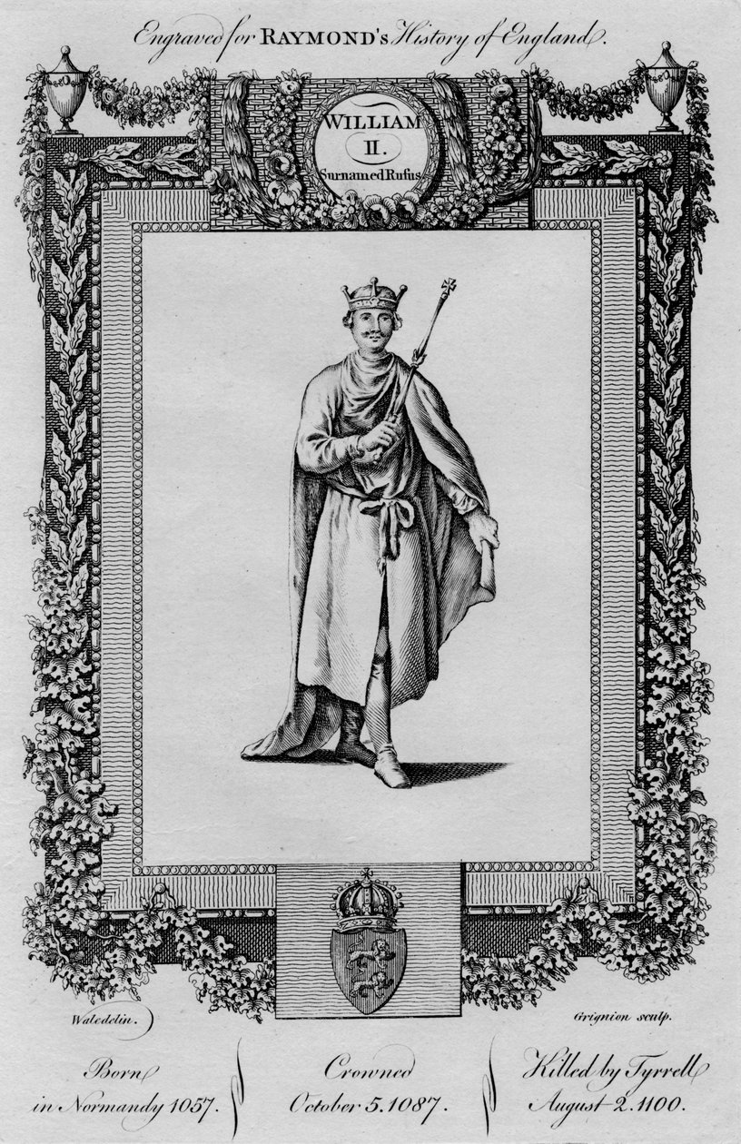 وليام الثاني. لقبه روفوس ، c1787 بواسطة غير معروف