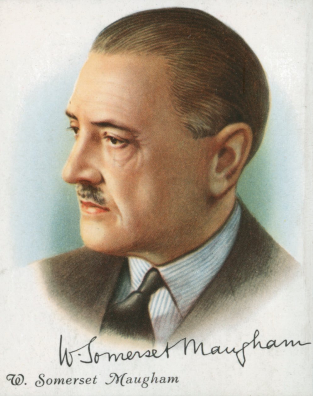 وليام سومرست موجام ، مؤلف الروايات والمسرحيات والقصص البريطانية ، 1927 بواسطة غير معروف