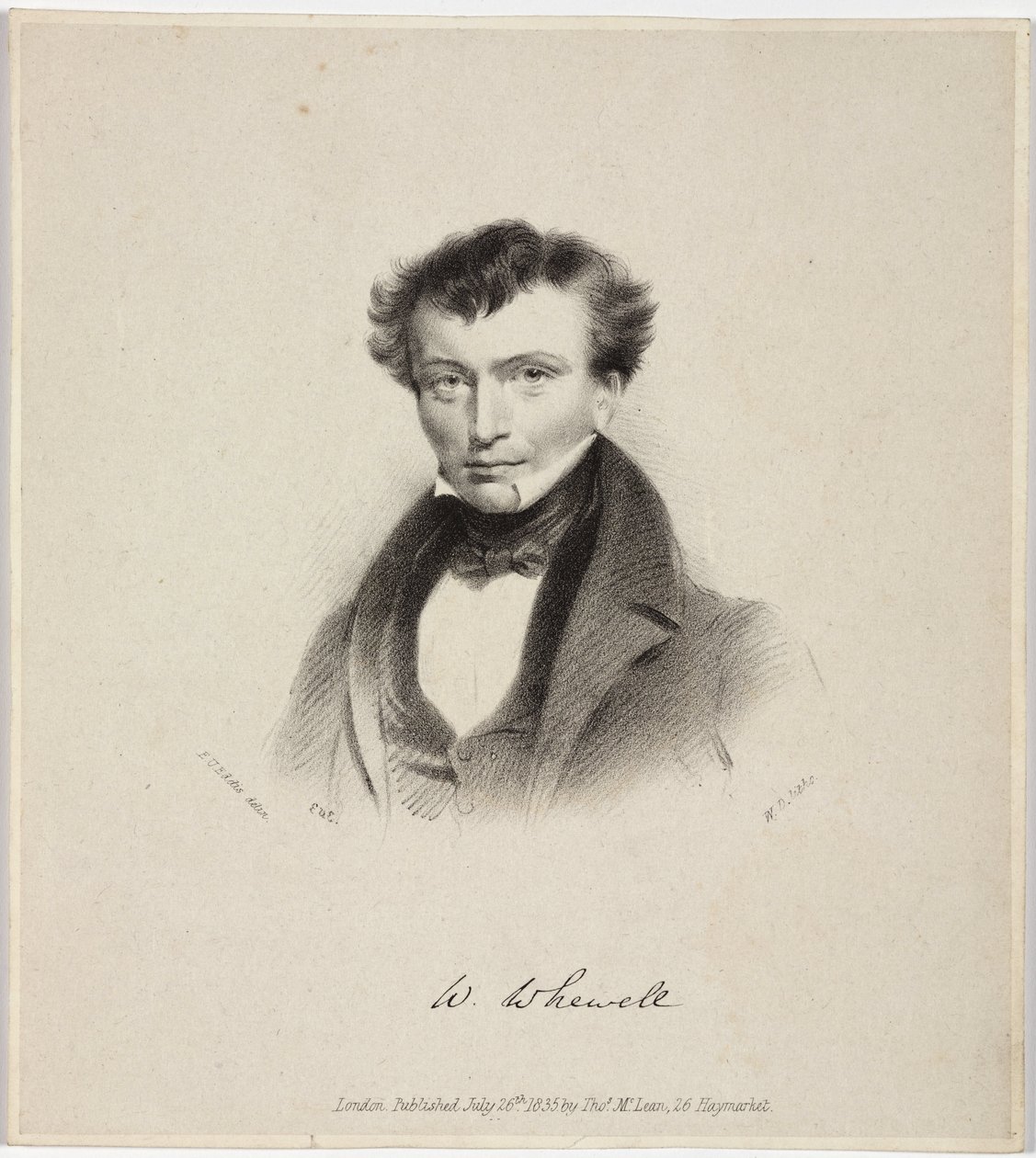 ويليام ويويل ، عالم اللغة الإنجليزية ، عام 1820 بواسطة غير معروف