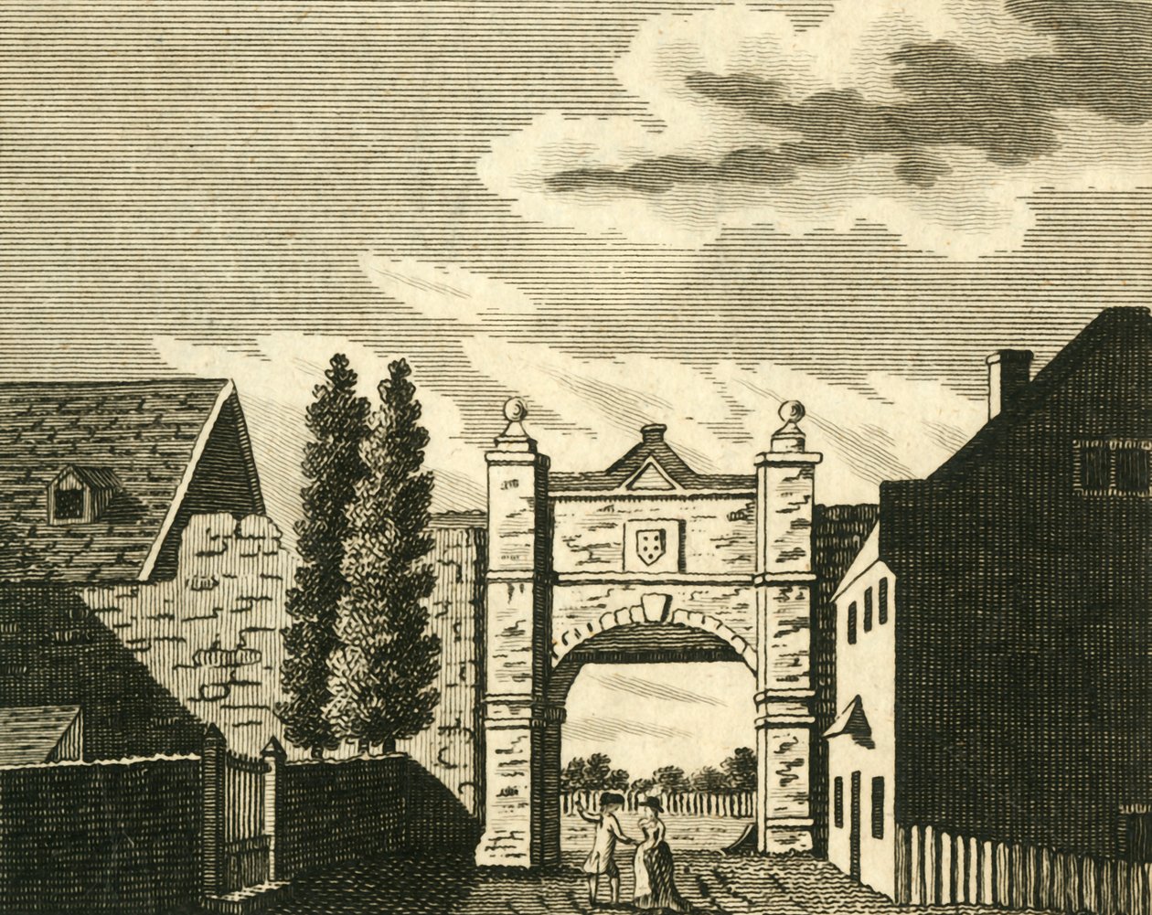 بوابة Wincheap ، في كانتربري ، c1786. بواسطة غير معروف