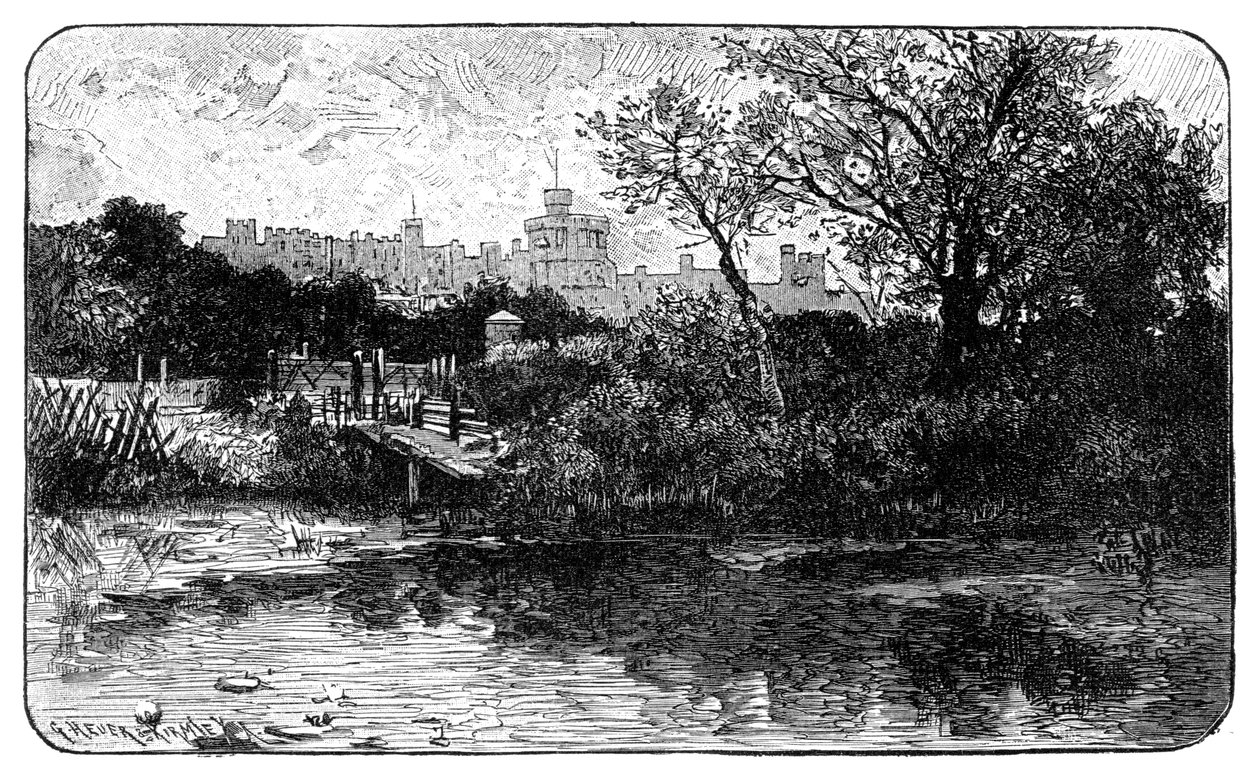 قلعة وندسور ، بيركشاير ، 1900 بواسطة غير معروف